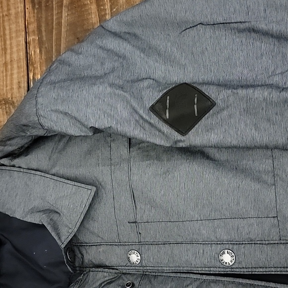 THE NORTH FACE button-up shacket Sz L Heather blue men's - Picture 7 of 7